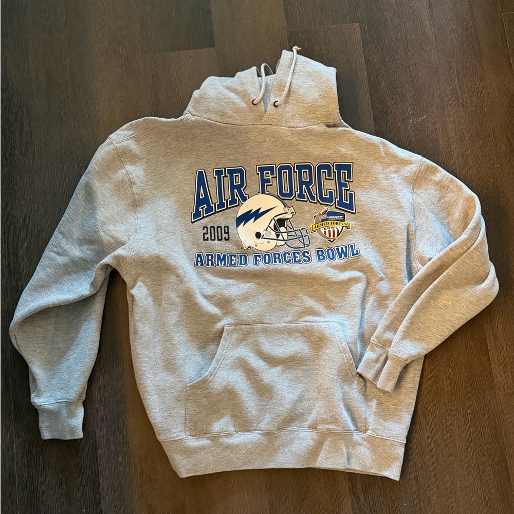 Vintage Jansport Gray Air Force Armed Forces Bowl Sweater